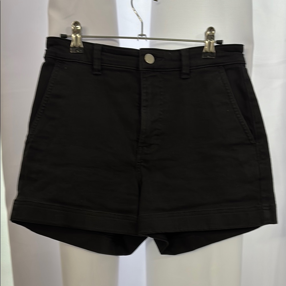 Everlane High Waist Black Women's Shorts 4